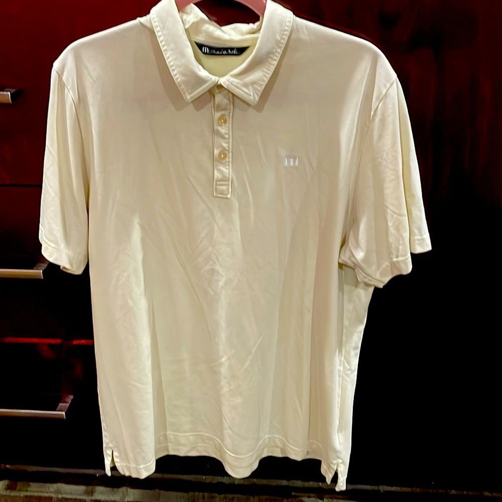 Men’s XL Travis Mathew Golf polo beige